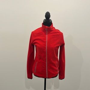 COPY - Calivin Klein red zip neck premium fleece athletic